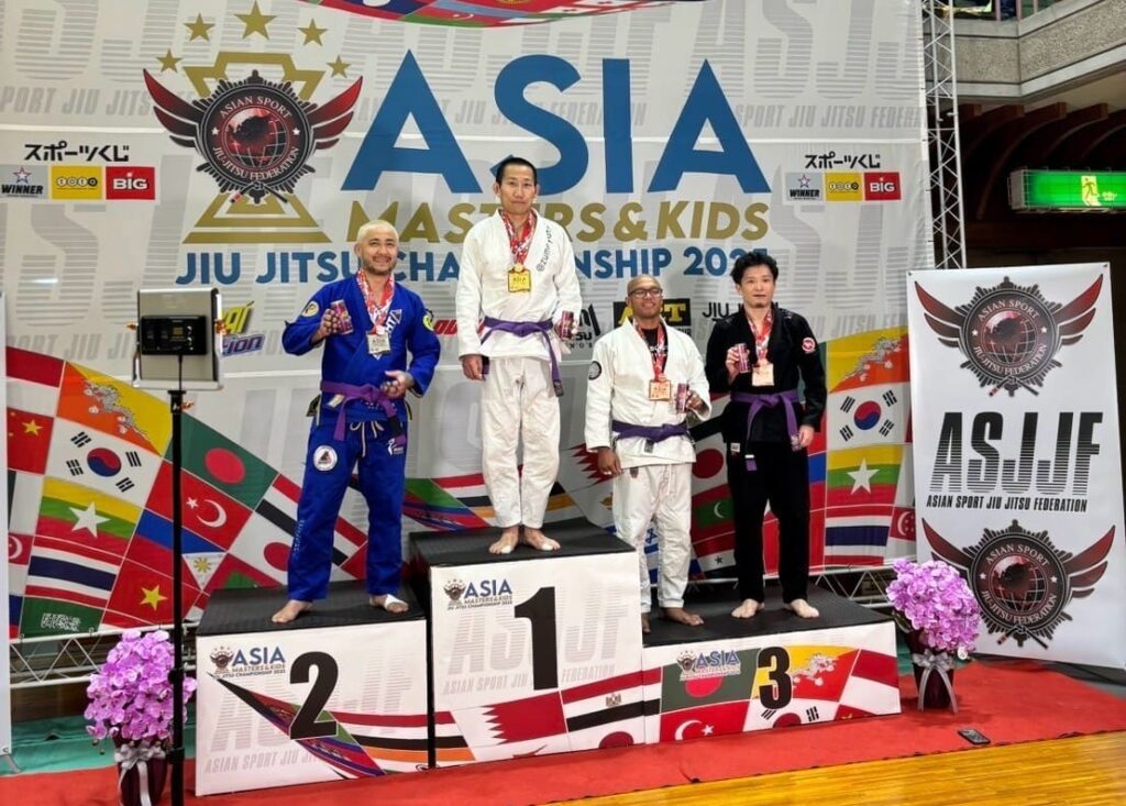 柔術のアジア大会優勝